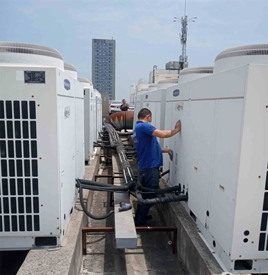 顺河中央空调制热和不制冷系统维修方法