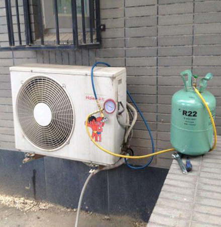 顺河空调加氟